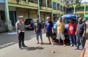 Cegah Praktik “Ngetem” Sembarangan, Kanit Lantas Polsek Kotamobagu Aktif Laksanakan Himbauan Kamseltibcar Lantas