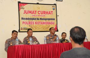 Curhat di Moyag Tampoan, Polres Kotamobagu Jamin Siap 1 X 24 Jam Hadir Merespon Aduan Masyarakat