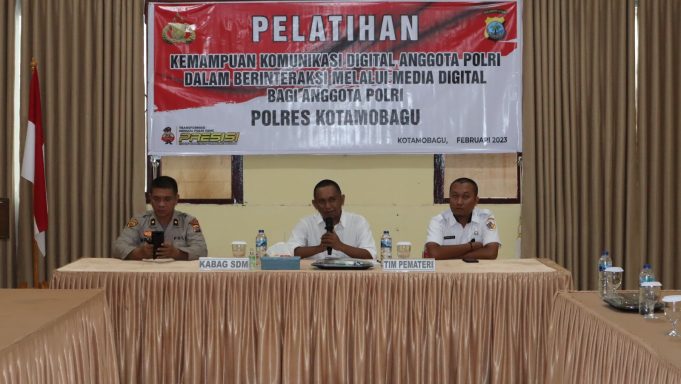 Personil Polres Kotamobagu Ikuti Pelatihan Keterampilan & Etika Pelayanan Publik