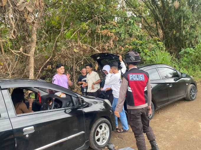 Tim Patroli Samapta Tindak Lanjuti Laporan Babinsa Koramil Kotamobagu Terkait Pesta Miras di Ilongkow