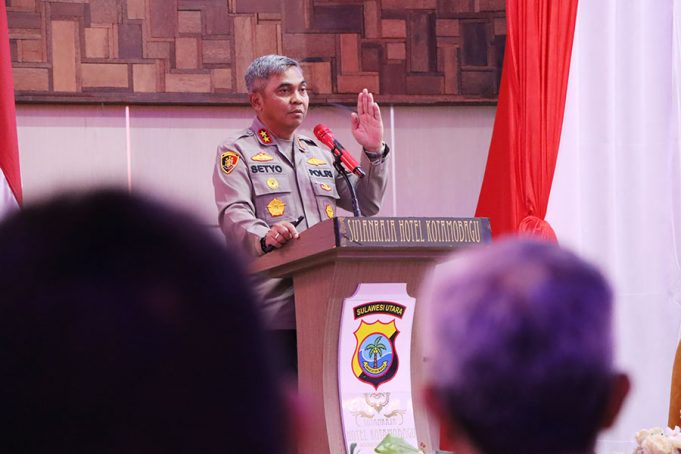 Beri Arahan Saat Kunker di Polres Kotamobagu, ini Wejangan Kapolda Sulut Kepada Personil