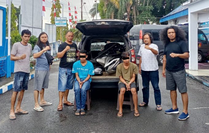 Resmob Polres Kotamobagu Tangkap 2 Pelaku Curanmor Milik Warga Toruakat Penghuni Kost Matali