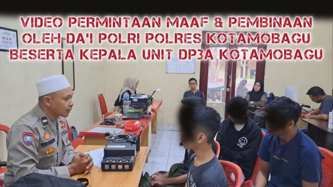 Postingan Tidak Terpuji Saat Sholat Tarawih, Incess Cs. Mendapat Siraman Rohani Dari Dai Polri