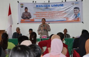 Kapolres Kotamobagu Berikan Kuliah Umum & Buka Puasa Bersama di Kampus STIE Widya Darma