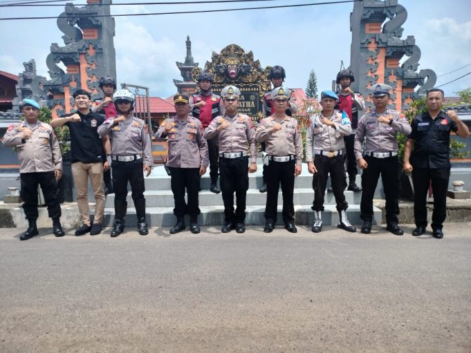 Kapolsek Kotamobagu Lakukan Pengamanan Hari Raya Nyepi di Pura Jagadnatha