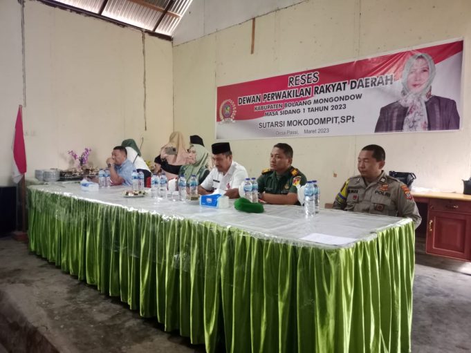 Hadir Ditengah Giat Reses DPRD Bhabinkamtibmas Beri Himbauan Kambtibmas