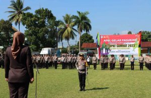 Polres Kotamobagu Laksanakan Gelar Pasukan Operasi Ketupat Samrat 2023