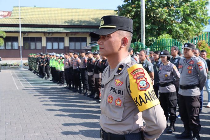 Ratusan Personil Gabungan Amankan Takbiran dan Sholat Ied di Wilayah Hukum Polres Kotamobagu