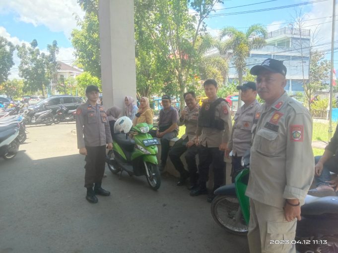 Pelelangan Lapak Pasar Senggol di Kantor Dinas Perdagangan Diamankan Tim Patroli Presisi