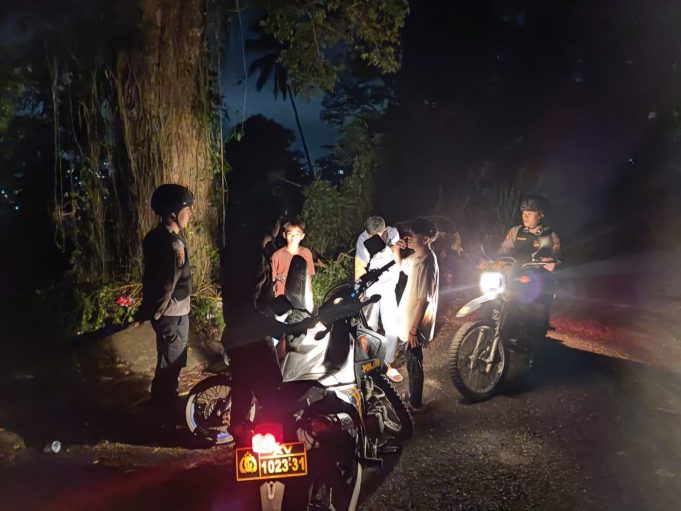 Tiga Remaja di Pulangkan Tim Patroli Ranmor R2 Satuan Samapta Polres Kotamobagu