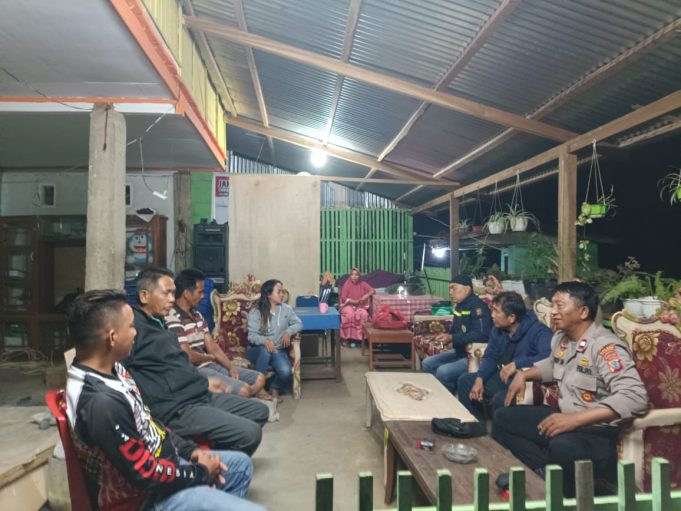 Kapolsek Passi Tindak Lanjuti Laporan Sangadi Apado Terkait Pelemparan Rumah Warga