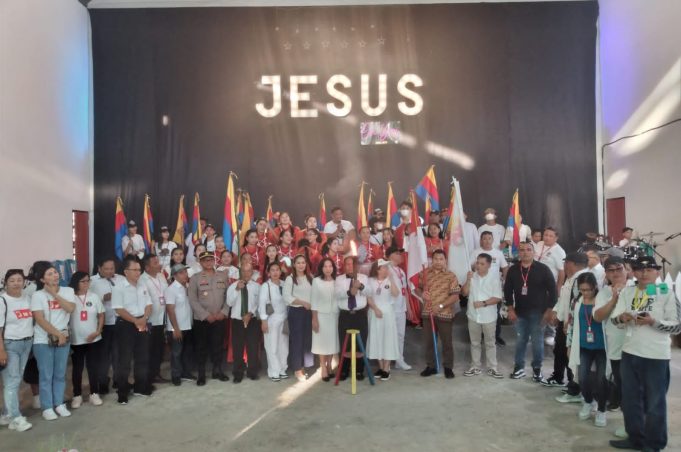 Kapolsek Passi Hadiri Peringatan HUT Ke 86 GPDI Masuk Tanah Totabuan di Gereja GPDI Alfa Poopo