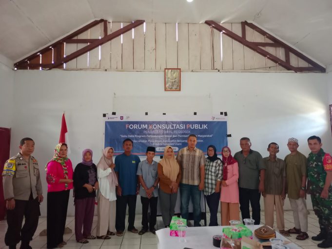 Bhabinkamtibmas Lakukan Monitoring Kegiatan Forum Konsultasi Publik