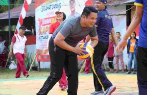 AKBP Dasveri Abdi SIK Buka Secara Resmi Turnamen Volleyball Kapolres Kotamobagu Cup Dalam Rangka Hari Bhayangkara Ke-77