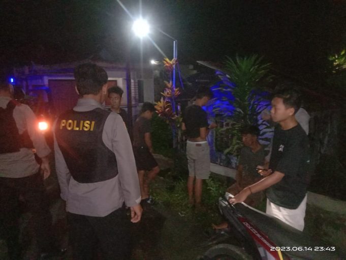 Tim Presisi Polres Kotamobagu Laksanakan Patroli Guna Cegah Potensi Gangguan Kamtibmas Oleh Remaja