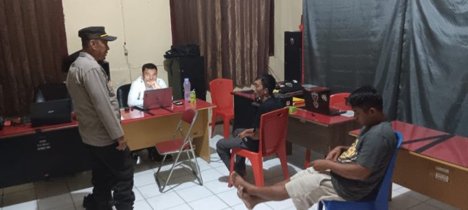 Keributan di Lorong Mototanoban Kelurahan Mongkonai, 2 Warga Diamankan Tim Presisi Polres Kotamobagu