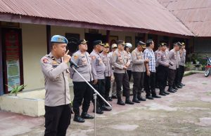 Propam Polres Kotamobagu Lakukan Gaktiblin Terhadap Personil terkait dengan Sikap Tampang dan Kerapihan