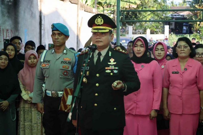 Kapolres Kotamobagu Pimpin Upacara Persemayaman & Pemakaman Almarhum Aipda Ade Harliyanto