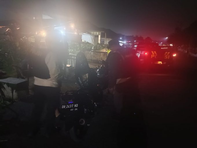 Tim Presisi Polres Kotamobagu Laksanakan Patroli Cegah Pesta Miras & Aksi Balap Liar
