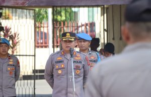 Kapolres Kotamobagu Laksanakan Gaktibplin Untuk Tingkatkan Disiplin Anggota, Usai Penyampaian Commander Wish