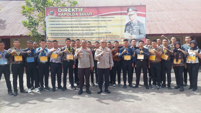 Bag SDM Polres Kotamobagu Berikan Pembinaan & Pelatihan Casis Polri Gelombang I Tahun 2023