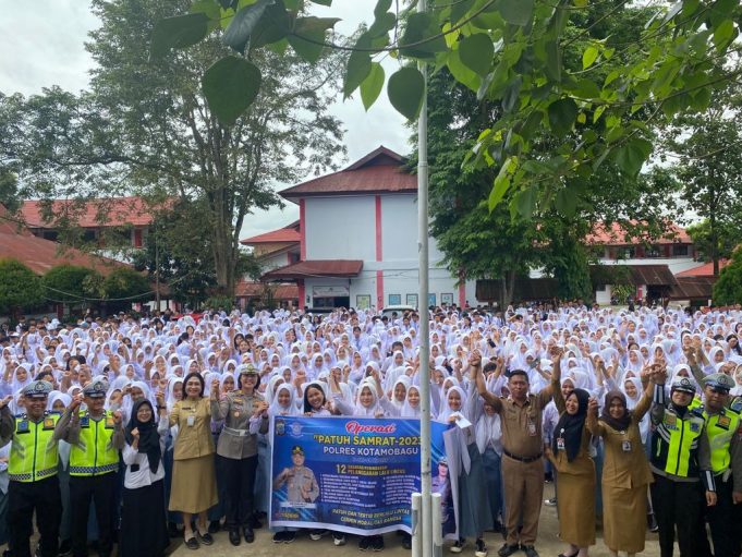 Jelang Ops Patuh Samrat, Kasat Lantas Polres Kotamobagu Laksanakan Sosialisasi Tertib Lalu Lintas