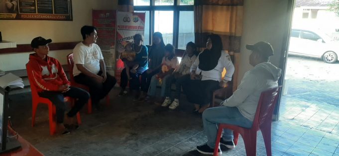 Tak Sampai 3 jam, Kasus Anak Hilang yang dilaporkan warga Berhasil di Temukan Personil Polsek Kotamobagu Utara