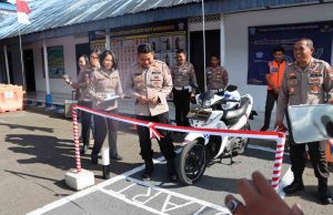 Kapolres Kotamobagu Launching Lapangan Uji SIM C Baru Mengikuti Arahan Kapolri Berbentuk Huruf “S”