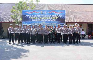 Polres Kotamobagu Gelar Operasi Zebra 2023 dengan Tema “Cipta Kondisi KAMSELTIBCARLANTAS yang Kondusif Menuju Pemilu Damai 2024”