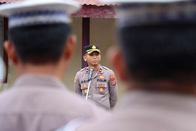 Polres Kotamobagu Gelar Operasi Zebra Samrat 2023: Ini Atensi Wakapolres Kepada Jajaran