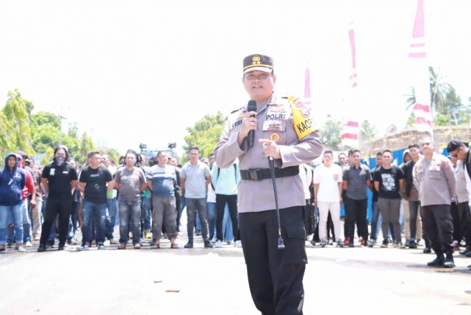 Mendapat Apresiasi Berbagai Pihak, Polres Kotamobagu Sukses Gelar Deklarasi Damai & Simulasi Sispamkota