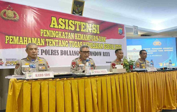 Wakapolda Sulut Buka Kegiatan Asistensi Peningkatan Kemampuan & Pemahaman Tentang Tugas Kepolisian Sesuai HTCK
