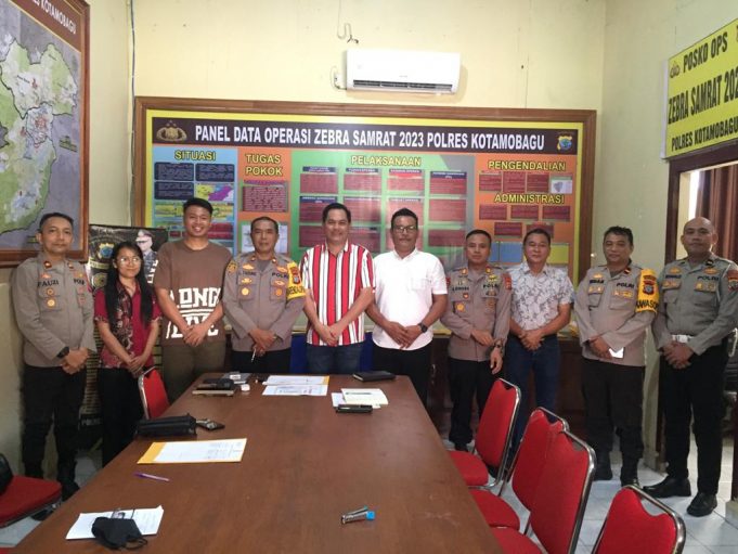 Pastikan Aman & Kondusif Polres Kotamobagu Rakor Bersama Panitia Kemah Kerja Pemuda GMIBM