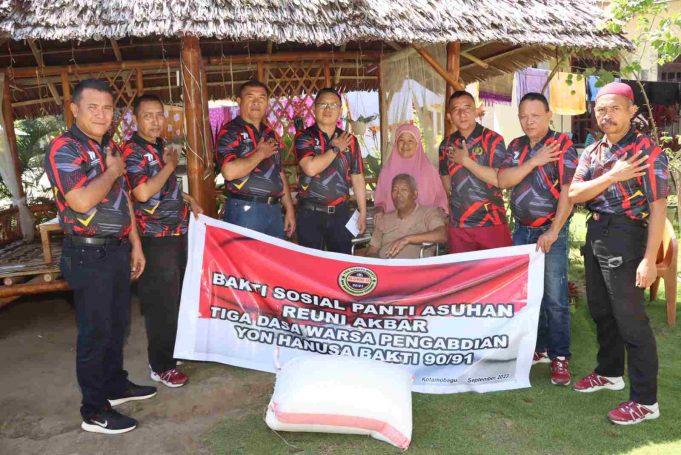 Bakti Sosial Meriahkan Reuni Akbar Yon Hanusa Bhakti 90/91