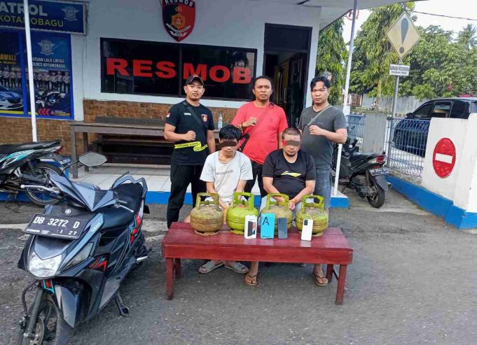 Tim Resmob Berhasil Ungkap dan Tangkap Pelaku Pencurian Tabung Gas dan Perampasan HP