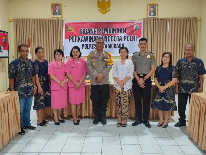 Kabag SDM Polres Kotamobagu Pimpin Sidang BP4R Terhadap 1 Pasangan Pra Nikah