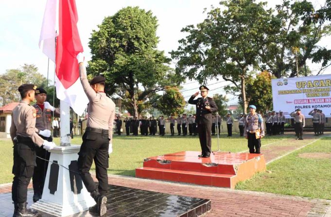 Upacara Peringatan Hari Sumpah Pemuda Ke-95 Tahun 2023 Polres Kotamobagu