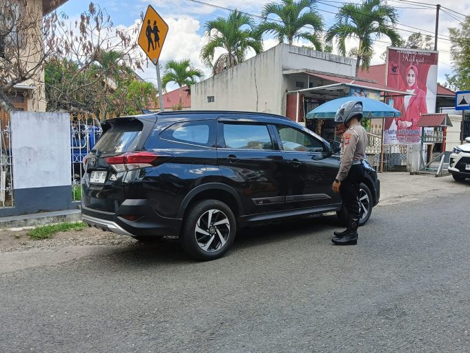 Unit Turjawali Lantas Polres Kotamobagu Tindak Tegas Pengendara Lawan Arus
