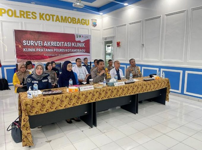Survei Akreditasi Sarana Kesehatan Polri Klinik Pratama Polres Kotamobagu