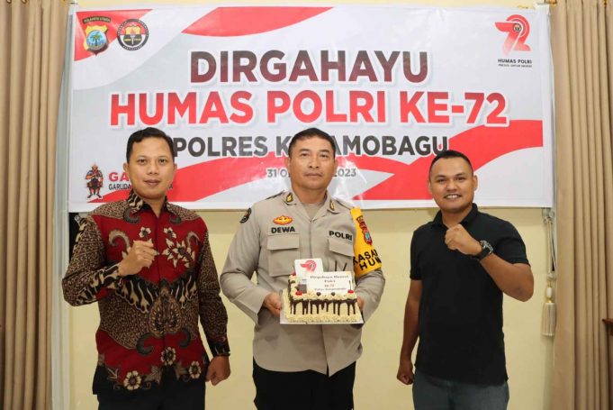 Polres Kotamobagu Peringati Hari Jadi Humas Polri Ke-72 Melalui Zoom Meeting