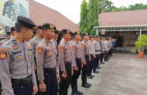 Kabag Ops dan Kabag SDM Pimpin Apel PLB Bagi Seluruh Personil Polres Kotamobagu
