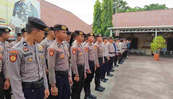 Kabag Ops dan Kabag SDM Pimpin Apel PLB Bagi Seluruh Personil Polres Kotamobagu