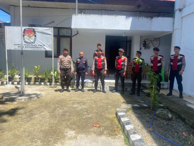 Patroli Presisi Tim Molukad Monompia di Kantor KPU Kota Kotamobagu