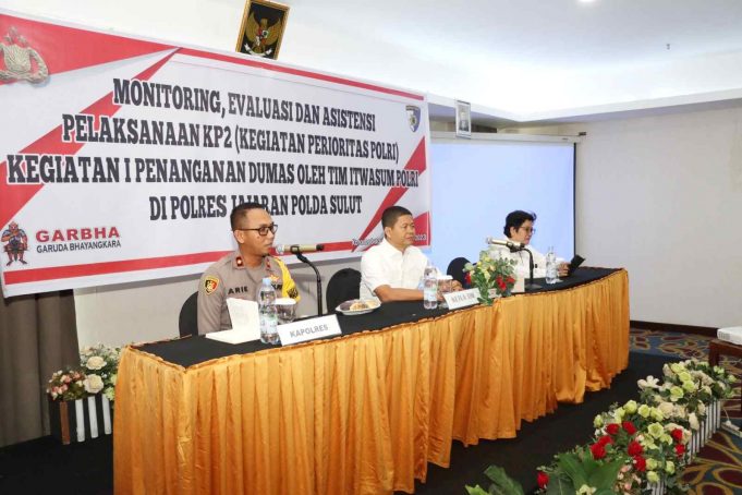 Kegiatan Monitoring, Evaluasi, dan Asistensi Pelaksanaan KP2 di Polres Kotamobagu