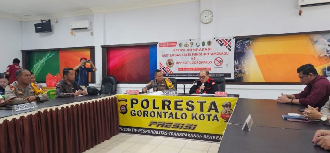 Wakapolres Kotamobagu Bersama Tim Saber Pungli Melakukan Studi Komparasi di UPP Kota Gorontalo