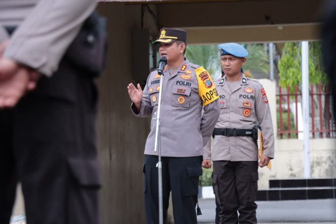Meski Dalam Kondisi Sakit, Kapolres Kotamobagu Siagakan Seluruh Personil Serta Ajak Warga Jaga Persaudaraan