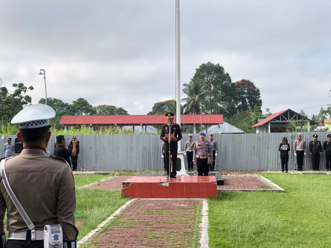 Wakapolres Kotamobagu Pimpin Upacara Peringatan Hari Pahlawan Ke-78 Tahun
