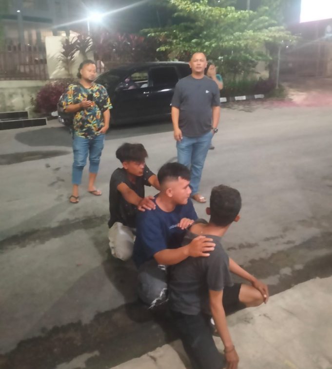 Respon Cepat Aduan Warga, Tim Resmob Amankan 3 Pemuda Pelaku Keributan di Lorong Wirabuana