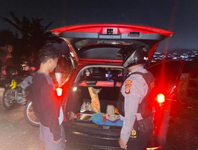 Pesta Miras Dibubarkan, Tim Presisi Tindak Tegas Pelanggar Kamtibmas
