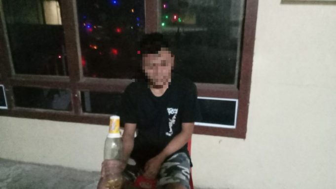 Bhabinkamtibmas Polsek Kotamobagu Utara Amankan Keributan Pemuda Mabuk Miras